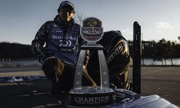 Takahiro Omori Earns First Bass Pro Tour Win at Lake Hartwell — official Yamaha Marine image