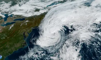NOAA/NESDIS/STAR and CIRA/NOAA — GOES-19 GeoColor satellite image of Subtropical Storm Josephine taken 22 October 2026 at 10:26:22 UTC; official federal-government image