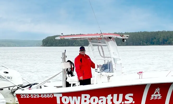 TowBoatUS Opens Shearon Harris Lake Assistance Port — official BoatUS Foundation image
