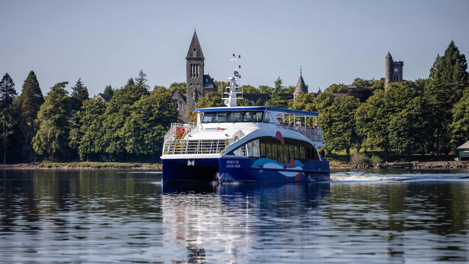 Official photograph: Cruise Loch Ness — sightseeing vessel on Loch Ness