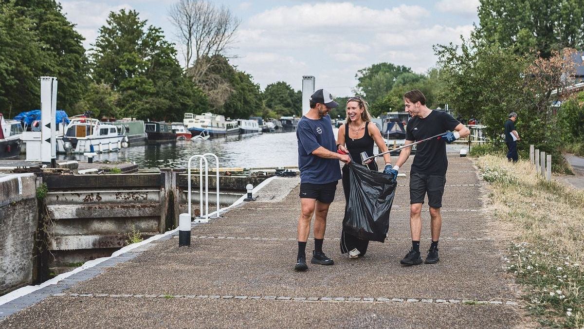 Canal Litter Campaign Targets an Estimated 39 Million Items a Year — source-specific editorial photograph