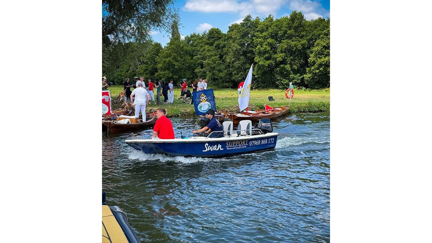Thames Swan Upping Combines River Heritage With Wildlife Care — official source photograph