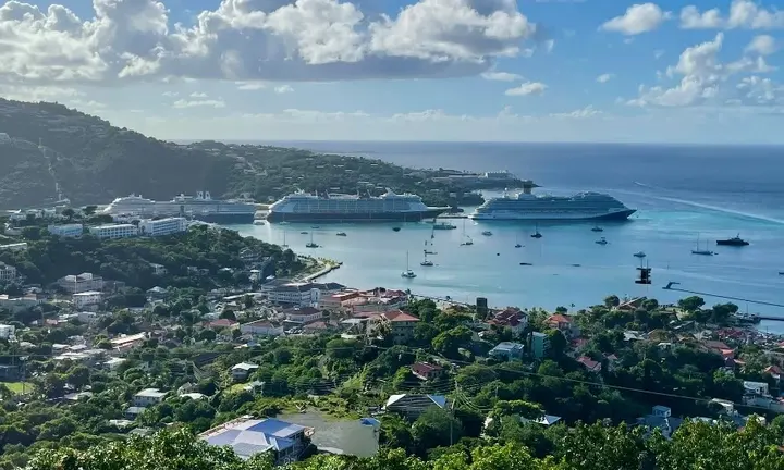 Mary Allen / NOAA NCCOS — view of St Thomas harbour, U.S. Virgin Islands