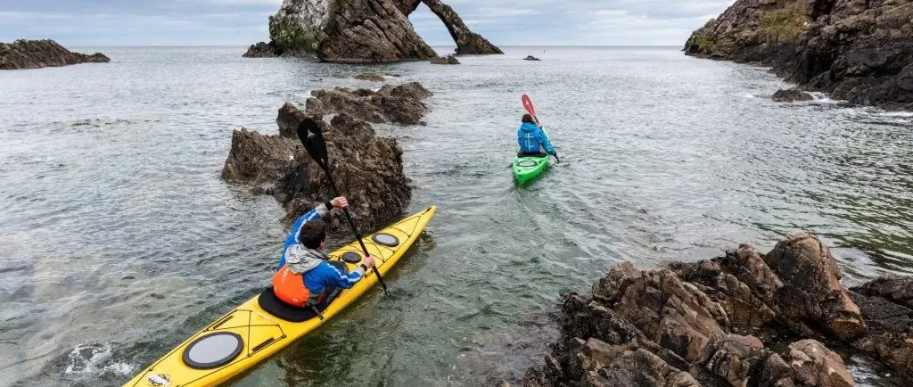 Wave Sport Hydra touring kayak on the coast — photo Ed Smith, official release via Paddle Sports Show