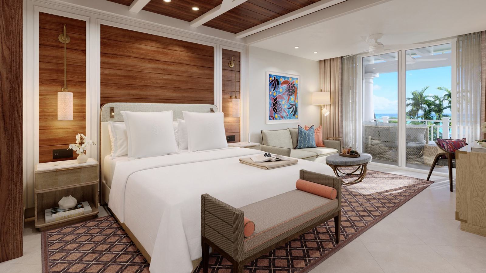 The Ocean Club Refreshes Historic Hartford Wing for October Bahamas Stays — official Four Seasons Ocean Club renovated Hartford Wing photograph