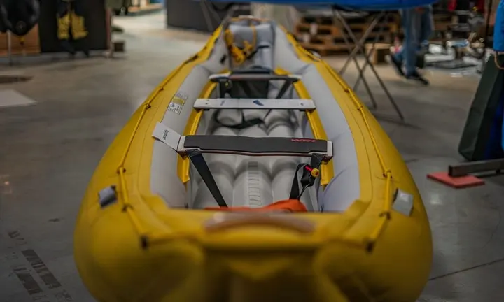 WTX inflatable craft at Paddle Sports Show 2026 — official exhibitor photograph