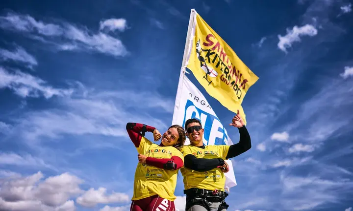 Original photograph issued with Classe Kiteboarding Italia race report.