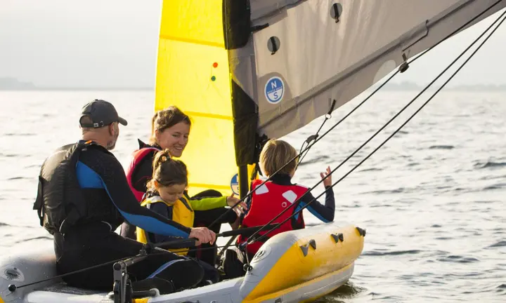 Tiwal 2XL Brings Headsail to Family Inflatable Dinghy