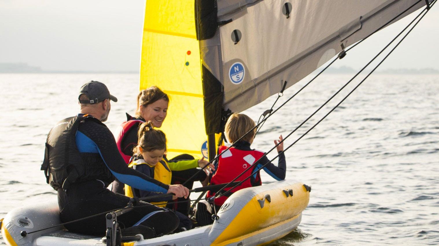 Tiwal 2XL Brings Headsail to Family Inflatable Dinghy