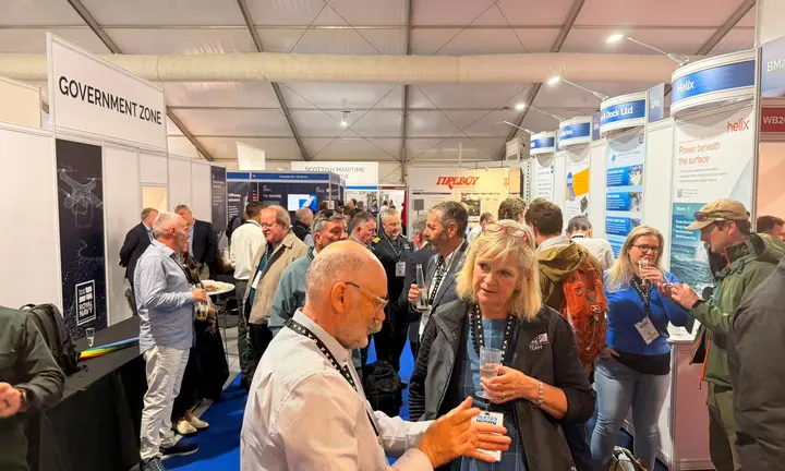British Marine official photograph of Seawork 2026 industry networking.