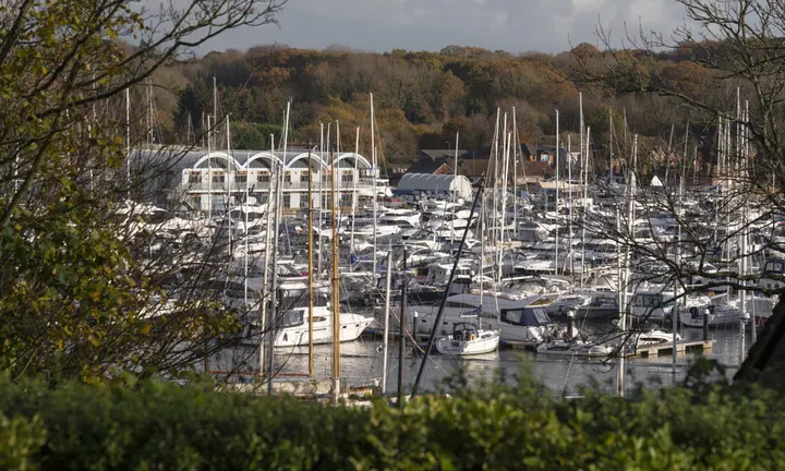 Premier Marinas — official autumn and winter boating photograph
