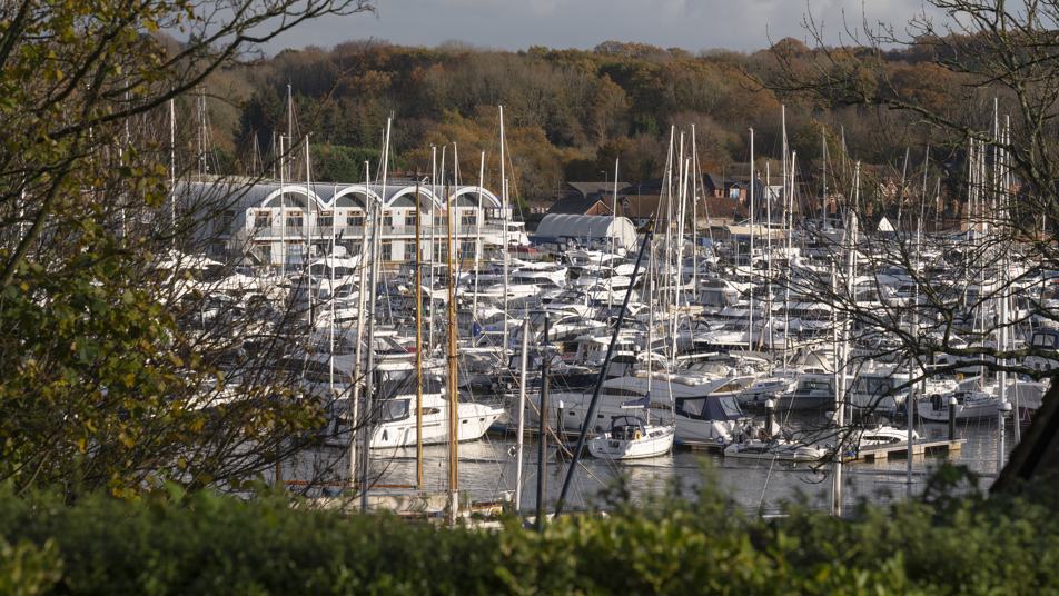 Premier Marinas — official autumn and winter boating photograph