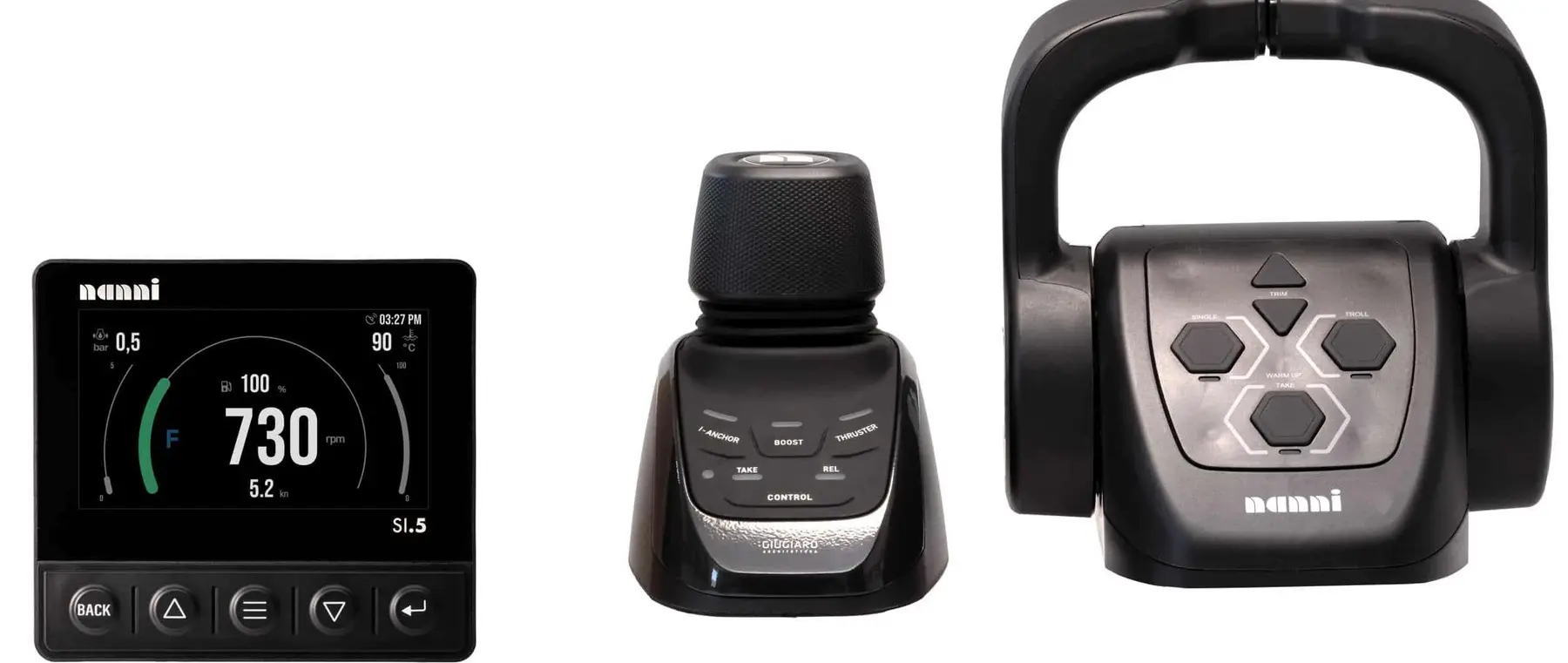 Nanni Nova Combines ZF Joystick, New Lever and SI-5 Display — source image