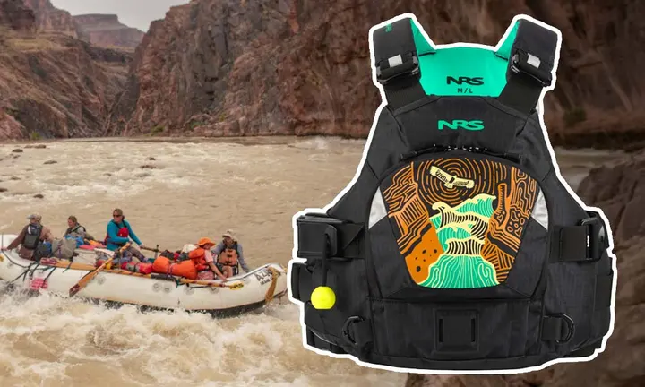 Official NRS Whale Foundation Ninja Pro PFD campaign image