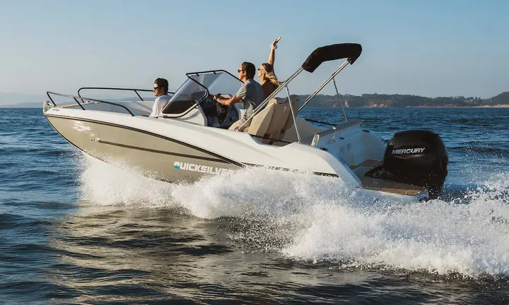 Official source image — Quicksilver 625 Open Replaces 605 Open With Seven-Person Dayboat Layout