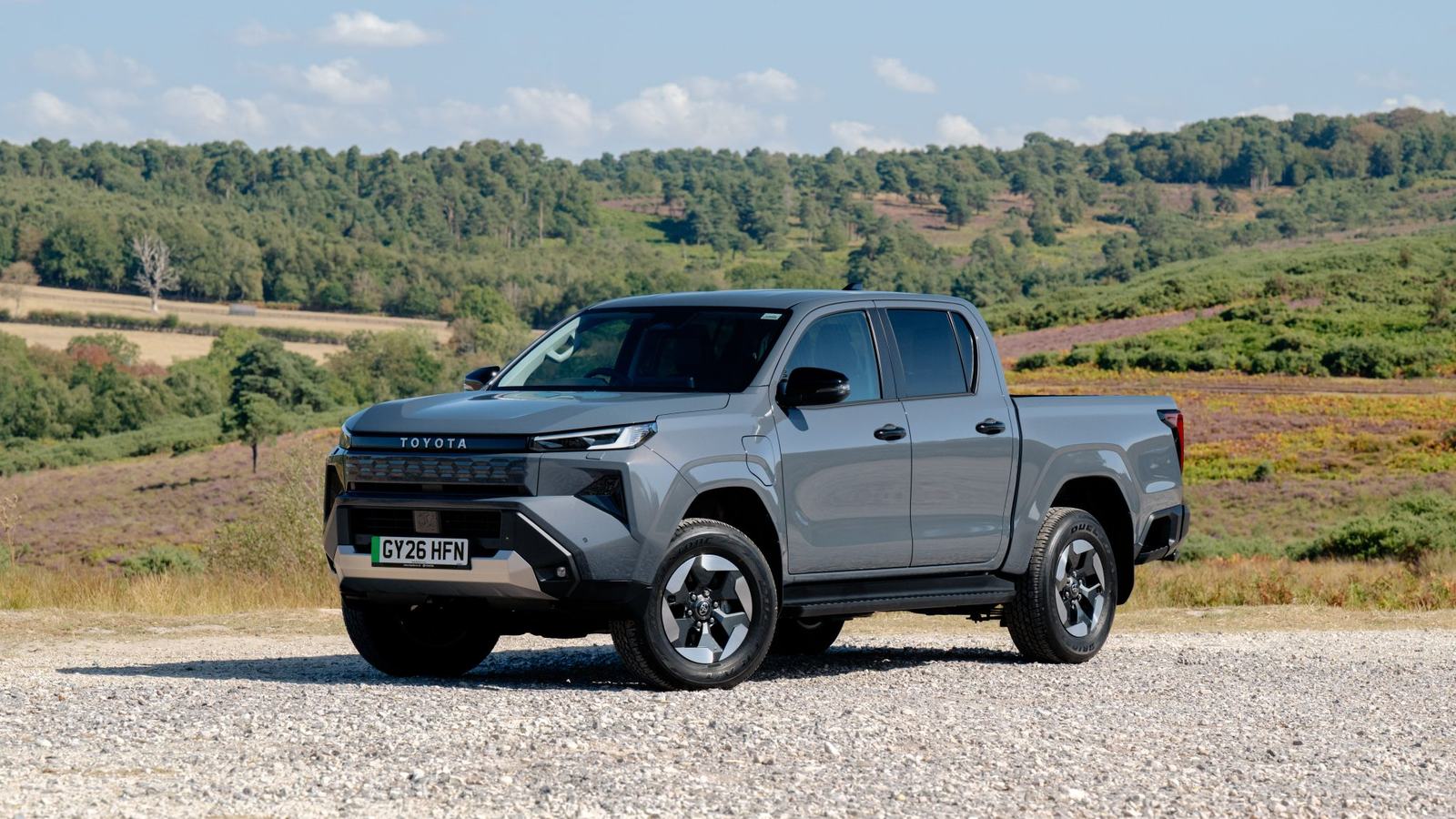 Official Toyota all-electric Hilux caravan drop image