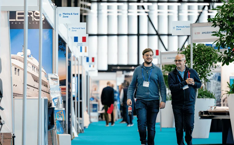 Marine trade attendees at METSTRADE; official event image.